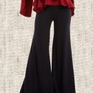 Black Pants Wide Leg Bell Bottoms size Small
