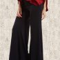 Black Pants Wide Leg Bell Bottoms size Small