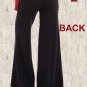 Black Pants Wide Leg Bell Bottoms size Small