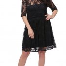 Midnight Black Lace Dress size Large or 4XL
