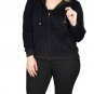 Velour Hoodies Red or Black Plus Size 1X or 2X