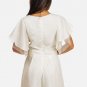 Romper Cream Chiffon Stunning Cocktail Romper size Sm or Lg