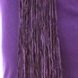 Knit Designer Dress Royal Purple or Deep Teal with Macrame Embellishment
