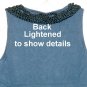 Knit Designer Dress Royal Purple or Deep Teal with Macrame Embellishment