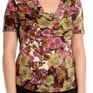 Top Sexy Cowl Neckline Casual Easy Fit Size Choice Plus Size (size runs Small