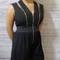 Zip it Up! Black or Army Green Romper Size Medium