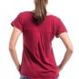 Burgundy Tee WTF Graphic Print what does WTF mean to you? Size S M