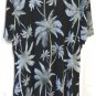 Versatile Top Silver/Gray  Palm Trees on Black Top Slinky Size 2XL or  3XL