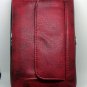 Brick Red Silver Star Clutch Wallet Purse with the Lone Star State