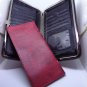 Brick Red Silver Star Clutch Wallet Purse with the Lone Star State