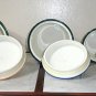 6pc Clay Art Ceramic Canisters Entitled Toscano Garden Vegetables Theme