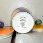 6pc Clay Art Ceramic Canisters Entitled Toscano Garden Vegetables Theme