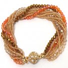 Mixed Fall Winter Bead Bracelet