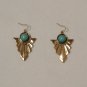 Earrings  Art Deco Theme with Large Center Bead