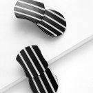 Black and White Earrings Art Deco Classic 1920's Theme