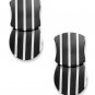 Black and White Earrings Art Deco Classic 1920's Theme