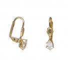 Dainty Tear Drop CZ Earrings Child or Adult