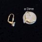 Dainty Tear Drop CZ Earrings Child or Adult