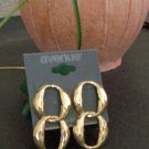 Simple Double Loop Gold Color -Last Pair