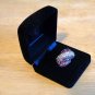 Designer Bold Cocktail Ring Rhinestone Colors Amethyst vary to Purple