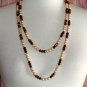 Mocha and Coffee Bead 56in Necklace