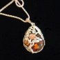 High End Rose Gold Victorian Style Large Pendant