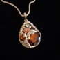 High End Rose Gold Victorian Style Large Pendant