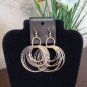 Gold or Silver Nestled Hoop inside hoop inside hoop 24 hoop Earrings
