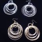 Gold or Silver Nestled Hoop inside hoop inside hoop 24 hoop Earrings