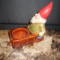 Gnome Guard With Wheelbarrow Ceramic by Home Accents Not just for Candles!