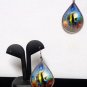 Tropical Fish Earrings Large Hand Crafted in Peru Multi-color