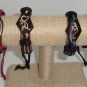 Boho Tribal Leather and Bone Tie Wrist Bracelet Choice