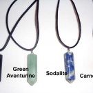 Natural Gems Stone Pendants Large Shape Obelisk Your Choice