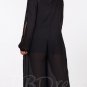 Sexy Elegant Black ALL SHEER Chiffon Jumpsuit with 2 Different Looks Dancer