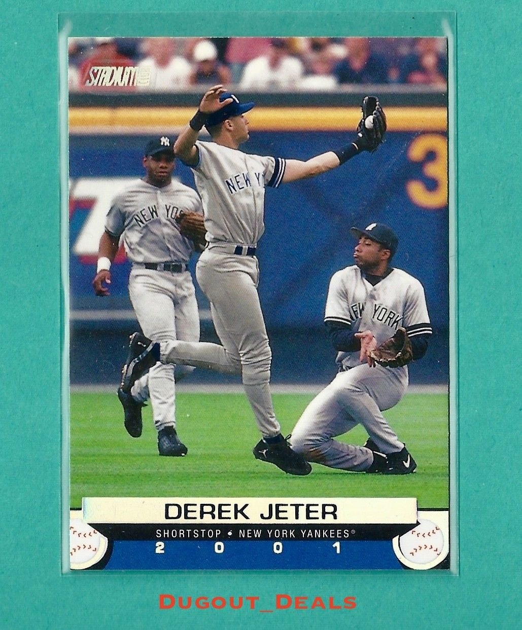 2000 Topps Stadium Club Derek 30 Jeter New York Yankees HOF MVP NMMT+