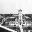 30" Wide Black & White Panoramic Photo of City Hall in 1923
