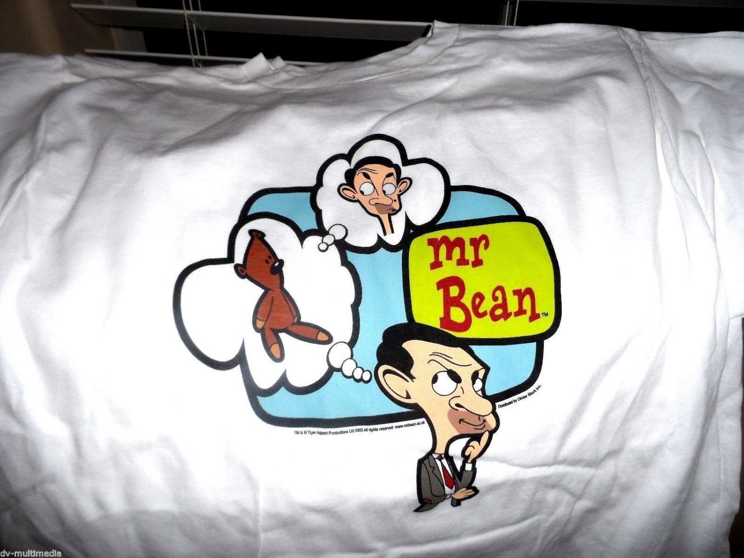 Mr Bean - "Teddy" Teddy Bear T-Shirt  ~NEVER WORN~  * LARGE
