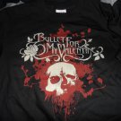 BULLET FOR MY VALENTINE - White Skull T-Shirt  ~NEVER WORN~ SMALL
