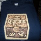 CORONA EXTRA - La Cerveza Mas Fina label T-shirt ~Brand New~ XL