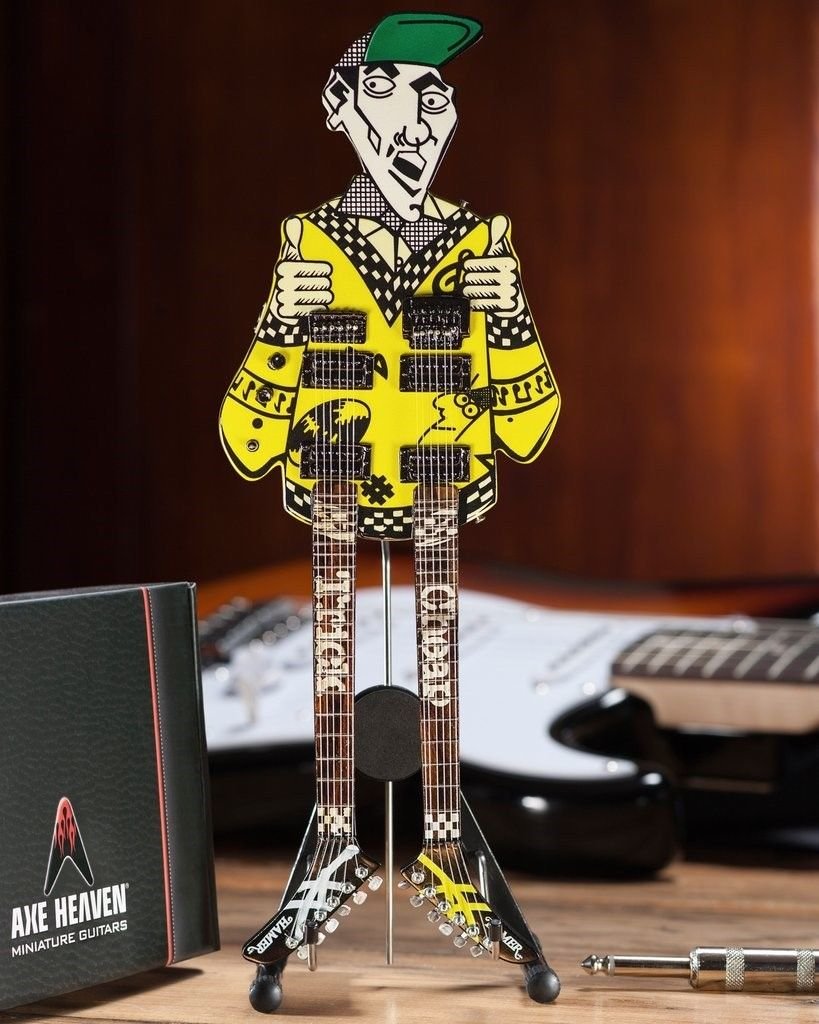 RICK NIELSEN (Cheap Trick) - Uncle Dick doubleneck/leg Replica Guitar~Axe Heaven