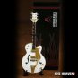 BRIAN SETZER- White Hollow Body Gretsch 1:4 Scale Replica Guitar ~Axe Heaven~