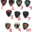 GUNS N' ROSES Graphic Guitar Pick ~Your Choice of Many~ Buy 3 Get One Free