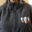 R.E.M. - 2003 Tour Embroidered Fleece Jacket Half Zip~BRAND NEW~ M