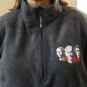 R.E.M. - 2003 Tour Embroidered Fleece Jacket Half Zip~BRAND NEW~ M