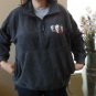 R.E.M. - 2003 Tour Embroidered Fleece Jacket Half Zip~BRAND NEW~ M