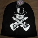 Skeleton & Guitars Knit Beanie ~Brand New~