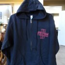 FILTER - Full Zip Up 2-Sided Black Hoodie w/ Drawstring ~BRAND NEW~ M