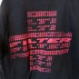 FILTER - Full Zip Up 2-Sided Black Hoodie w/ Drawstring ~BRAND NEW~ M
