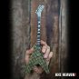 RICK NIELSEN- Yellow Checker Flying V 1:4 Scale Replica Guitar ~Axe Heaven~