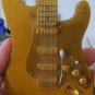 PRINCE - Gold Leaf Fender Custom Strat 1:4 Scale Replica Guitar ~Brand New~
